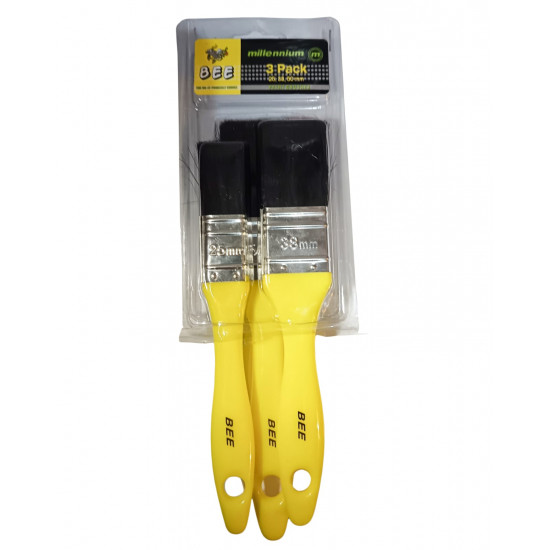 MILLENNIUM BEE PAINT BRUSH 3PIECE SET 
