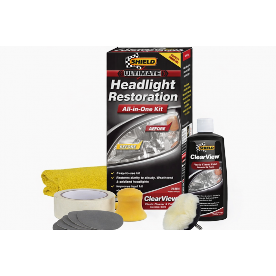 HEADLIGHT RESTORATION KIT 10PIECE