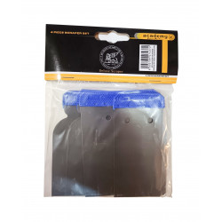 SPACKLE SCRAPER SET 4 PIECE