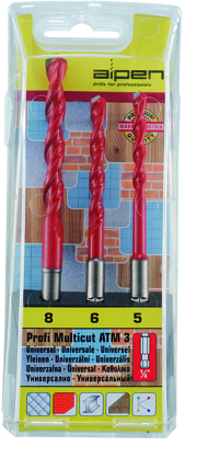 3 Piece Drill Bit Set - Profi Multicut