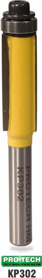 Flush trim router bit sample