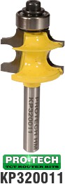 Classical cove edge profile bit by Pro-Tech