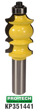 Classical cove edge profile bit by Pro-Tech
