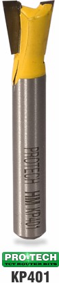 Flush trim router bit sample